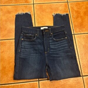LOFT Dark Blue Ankle Jeans
